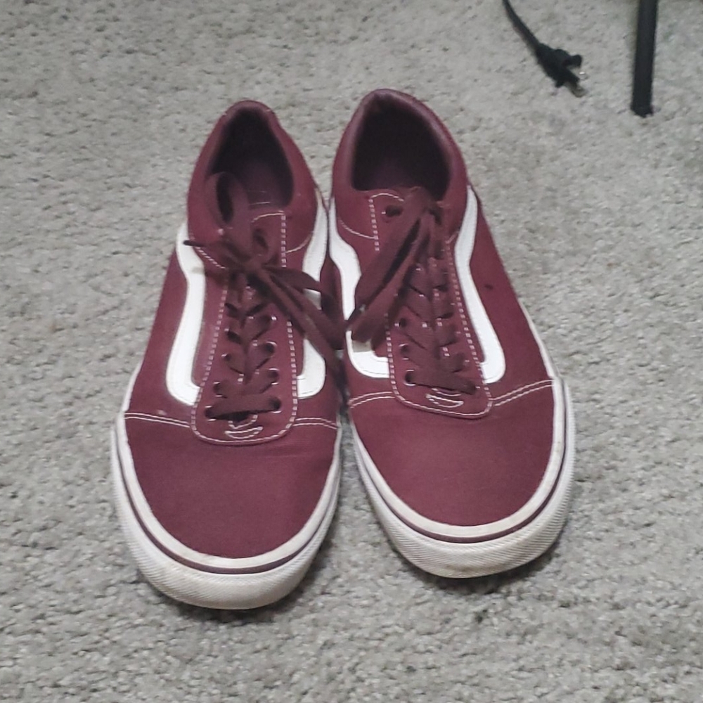 Maroon vans